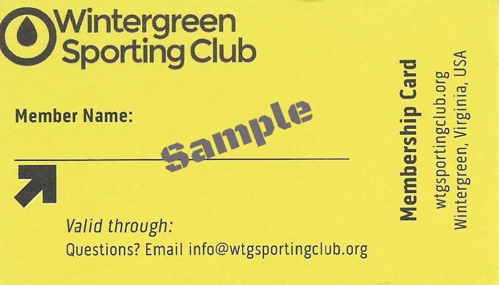 Members can obtain their membership card from the club treasurer. Email treasurer@wtgsportingclub.org