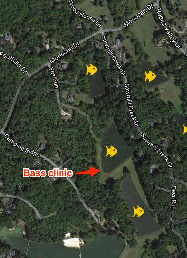 Clinic is on Tuesday, September 27, 2016, 5pm. Park in the area behind the clubhouse building at the end of Camping Ridge. This is the same pond where fly fishing classes were held.