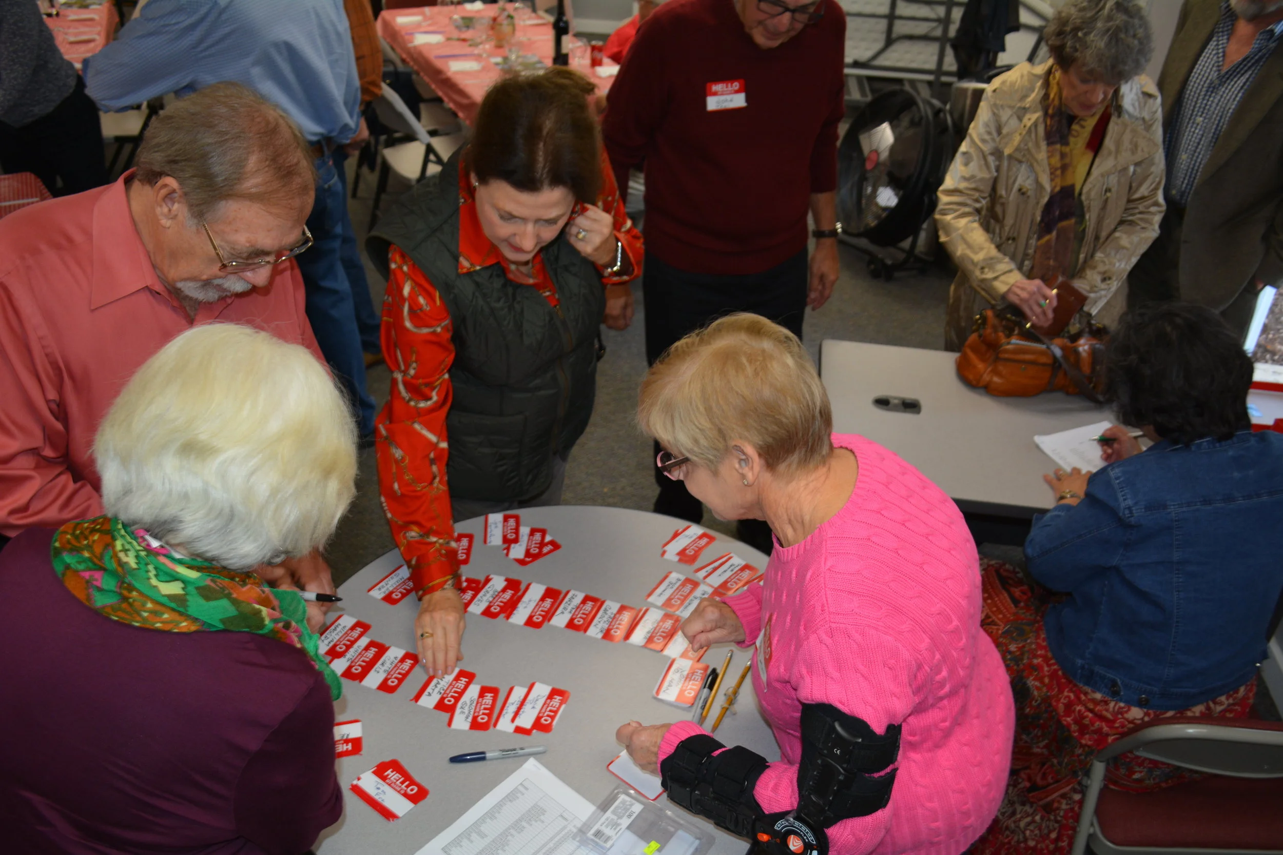  Mary Jean Tani helped manage the crush of the sell-out crowd. 