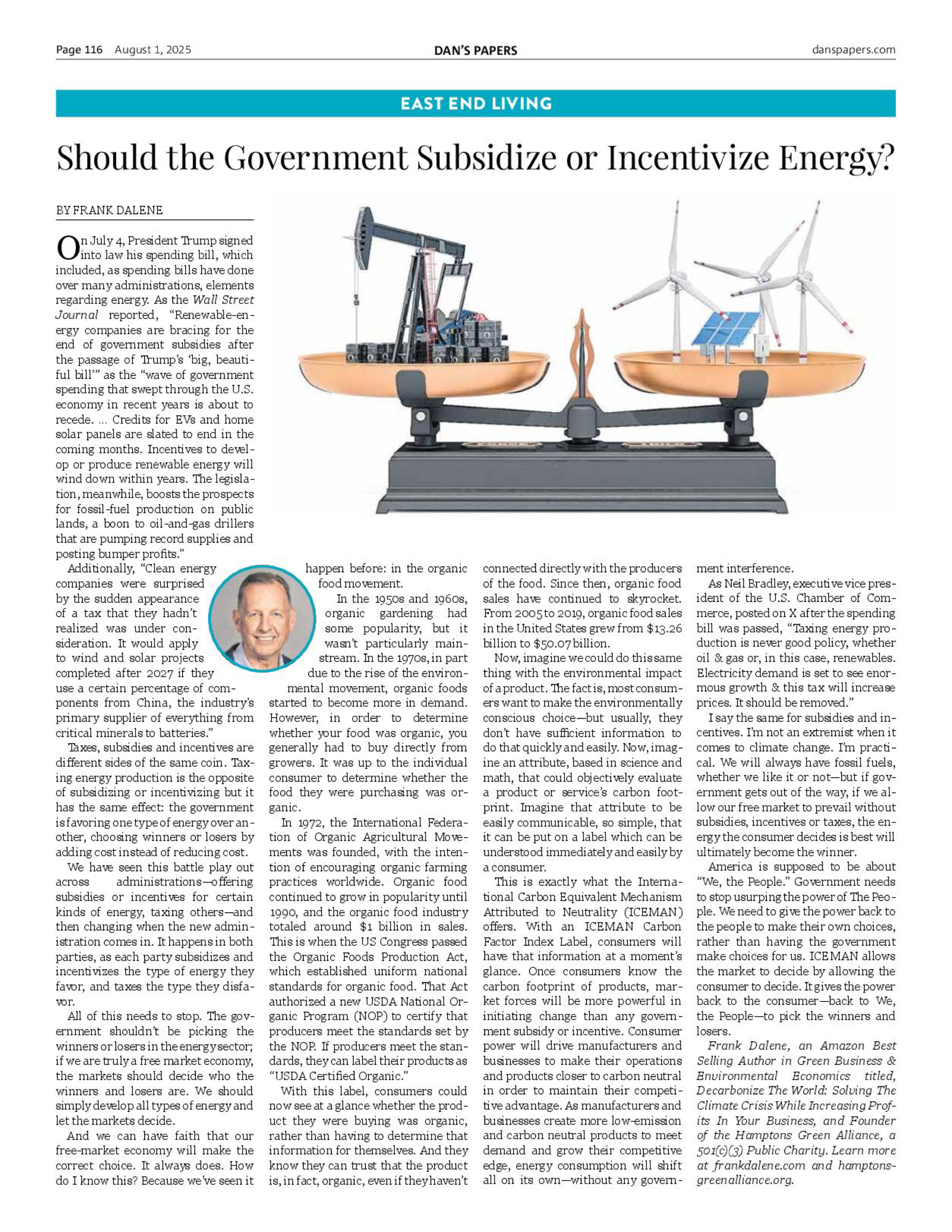 Should the Government Subsidize or Incentivize Energy?