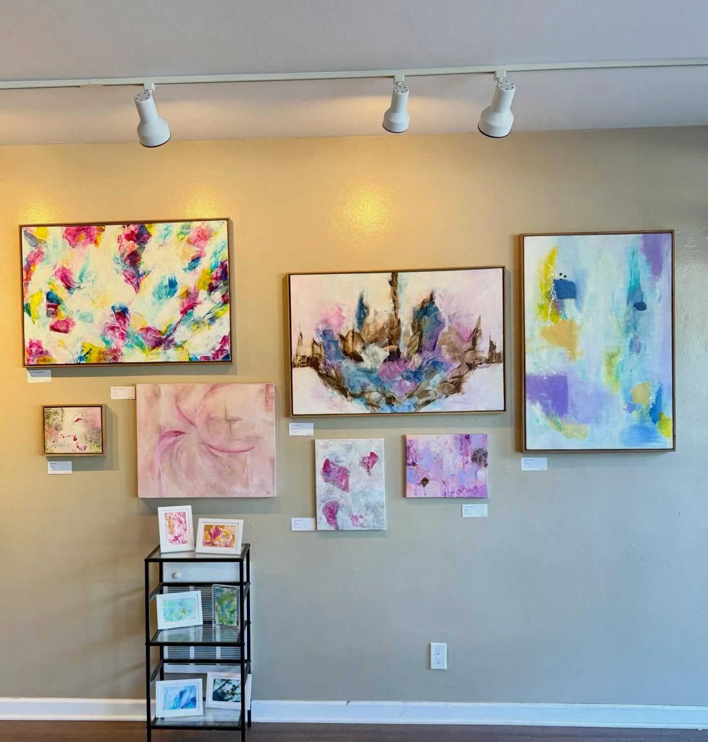 My latest abstract collection is now on view&mdash;full of color, movement, and layered energy that feels just right for February. With Valentine&rsquo;s Day, Mardi Gras, and Lunar New Year all in the air, this show is a celebration of love, joy, ren