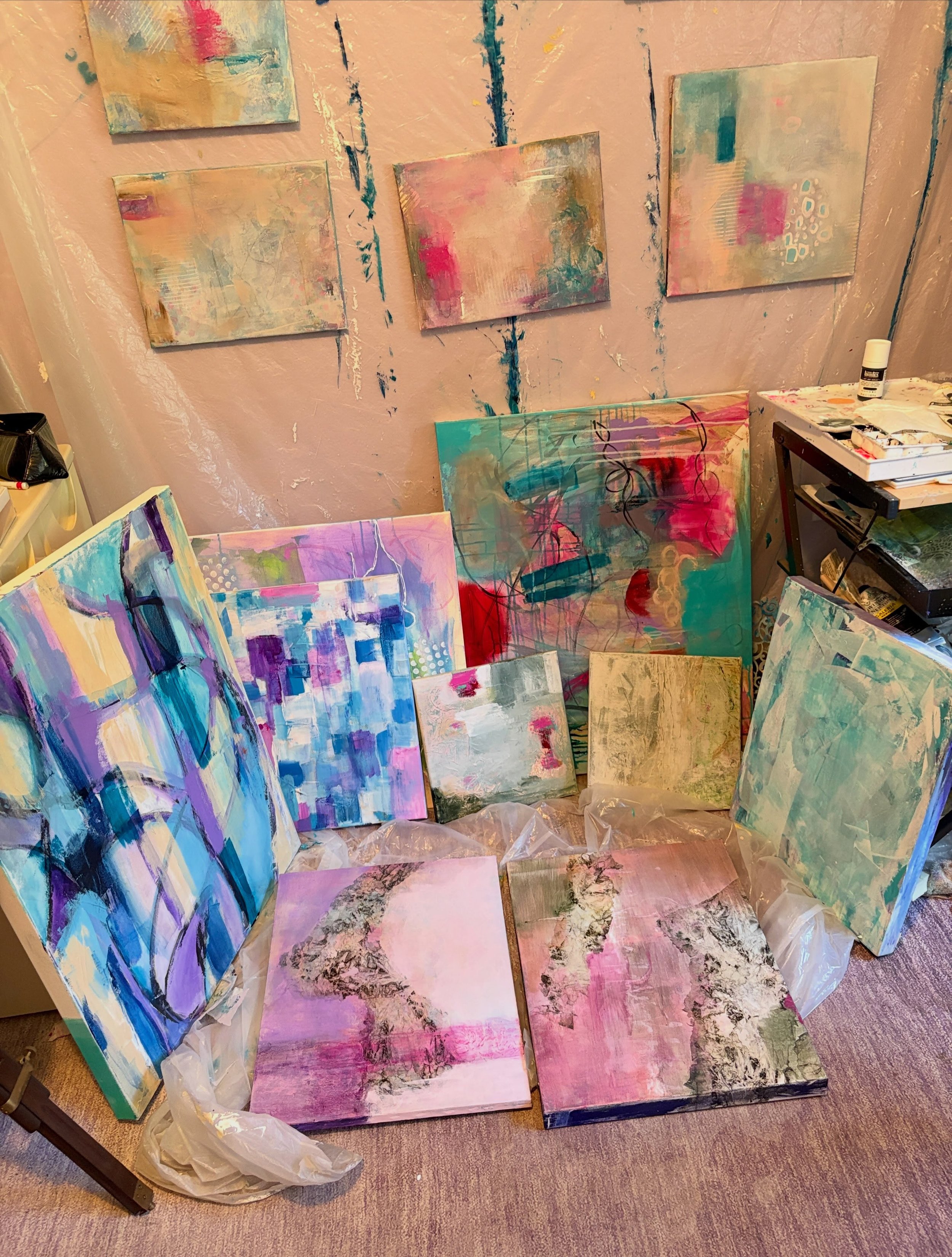 Ohh, shiny! Does this happen to you?

I&rsquo;ve got a studio full of paintings that need finishing, and instead I&rsquo;m down a rabbit hole turning them into pillows and mugs and pinning them on Pinterest. Zero regrets.

Well, some regrets. Those p