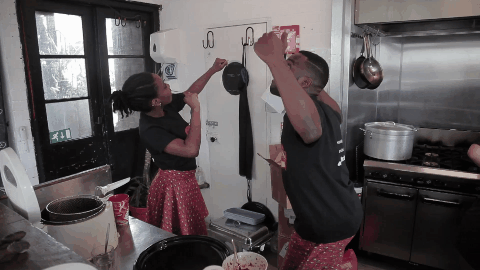 Kitchen Celebration Dance.gif