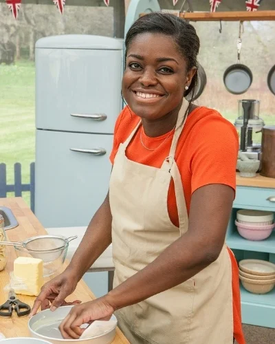 Benjamina on the Great British Bake Off