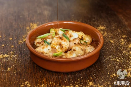 Chuku's suya prawns