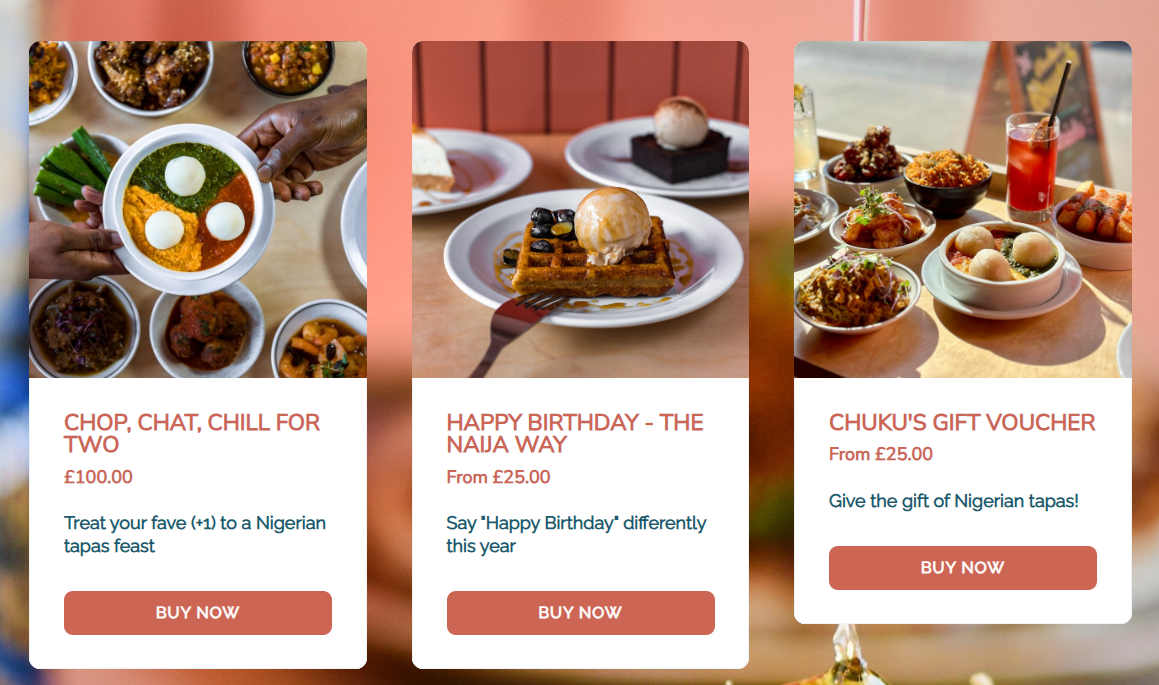 Buy a Chuku's Gift Voucher