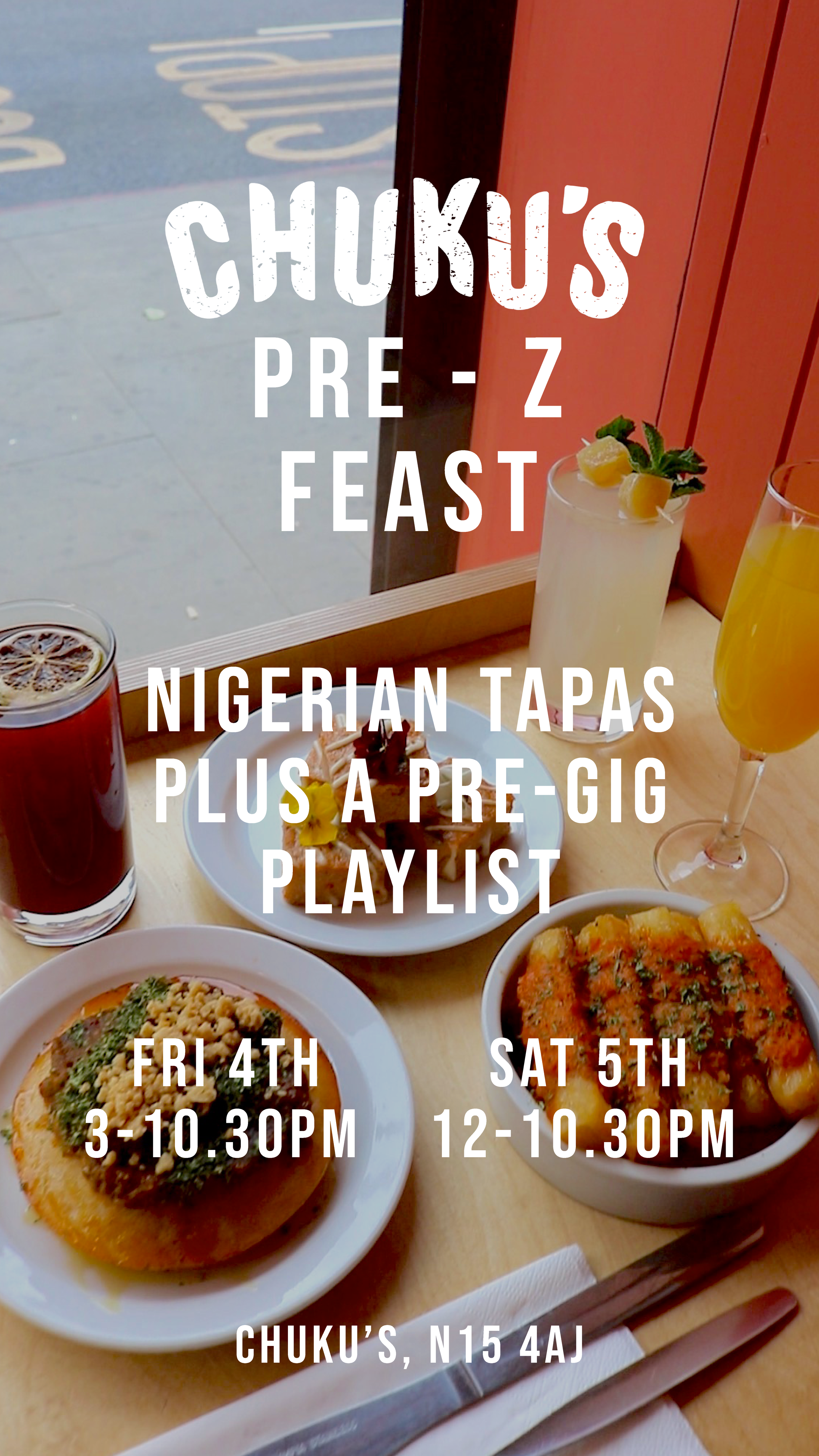 Pre-Z Feast Event Poster