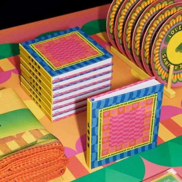 Yinka Ilori's "We Are Surrounded by Abundance of Love" notebook