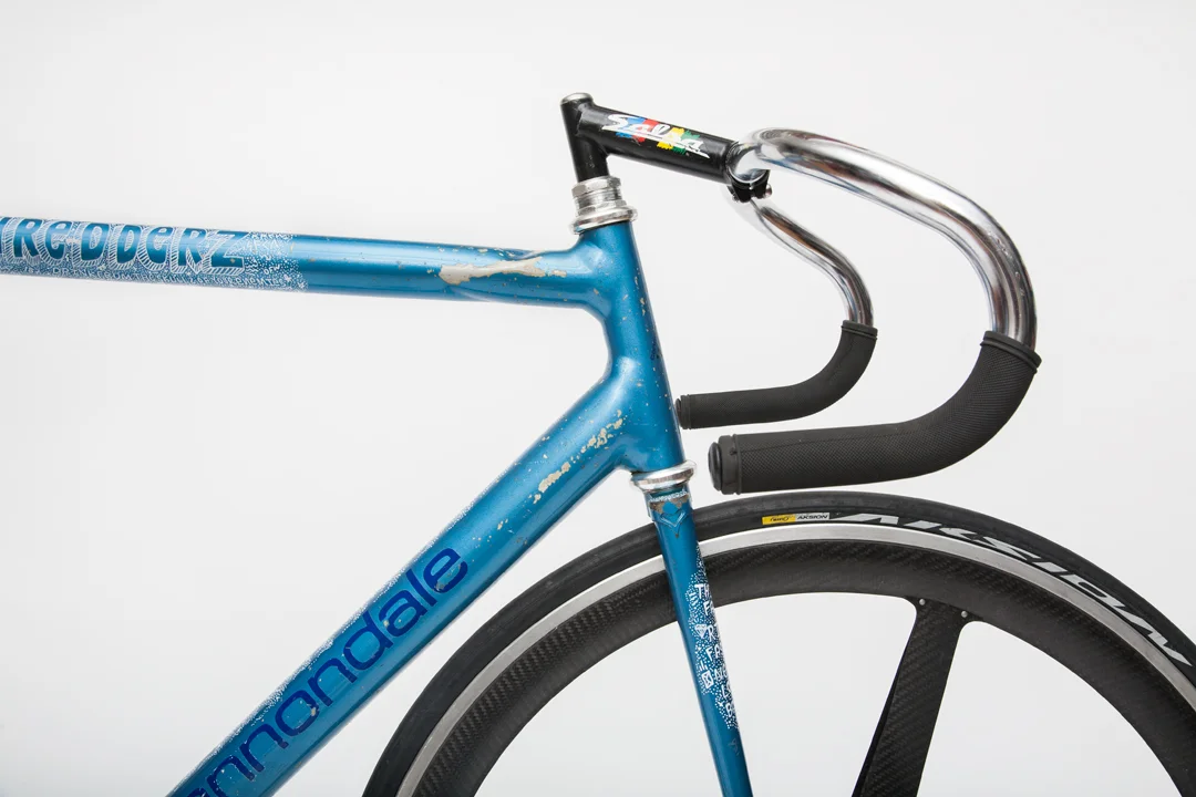 Mike Martin supplied this classic Salsa / Nitto bar stem combo