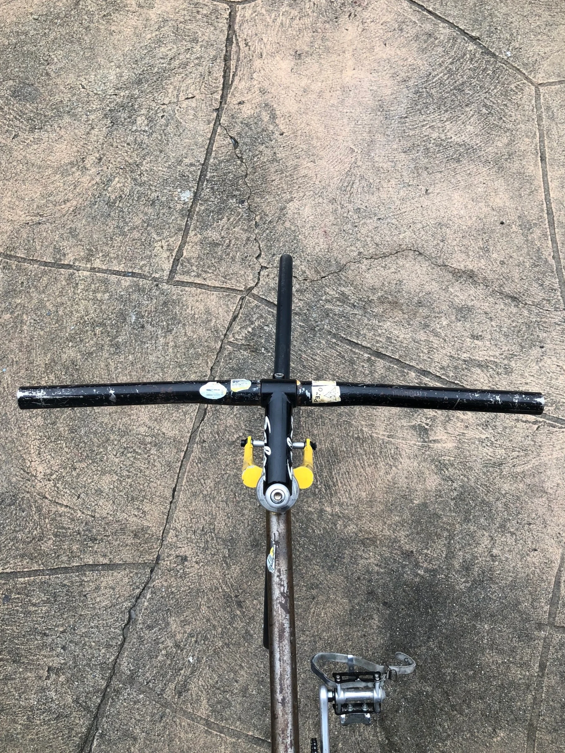  These bars are precisely measured to the scientifically proven perfect width for shredding, my shoulders.. if the bars can make the gap then hopefully shoulders can too.  This is a huge step up from the previous method of cutting the bars to be as w