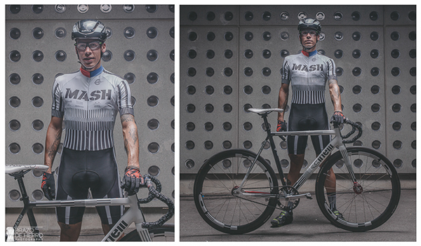 Castelli cam through with team issue skin suits, with the exception of my MTB shoes and pedals the whole team looked super pro!