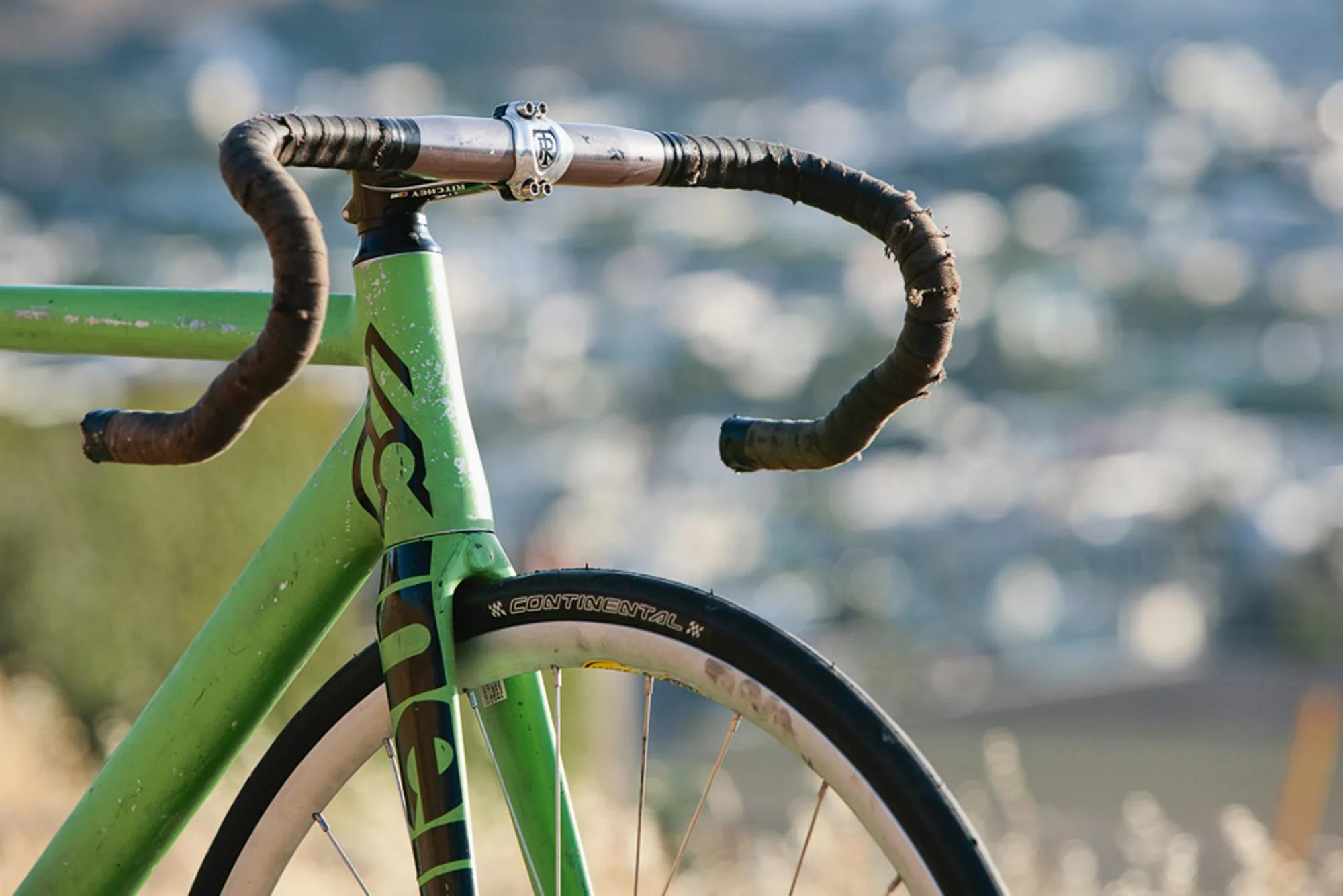 I realize now years later that I had these ergo bars turned WAY too far down, but at the time it seemed to make all the sense in the world.