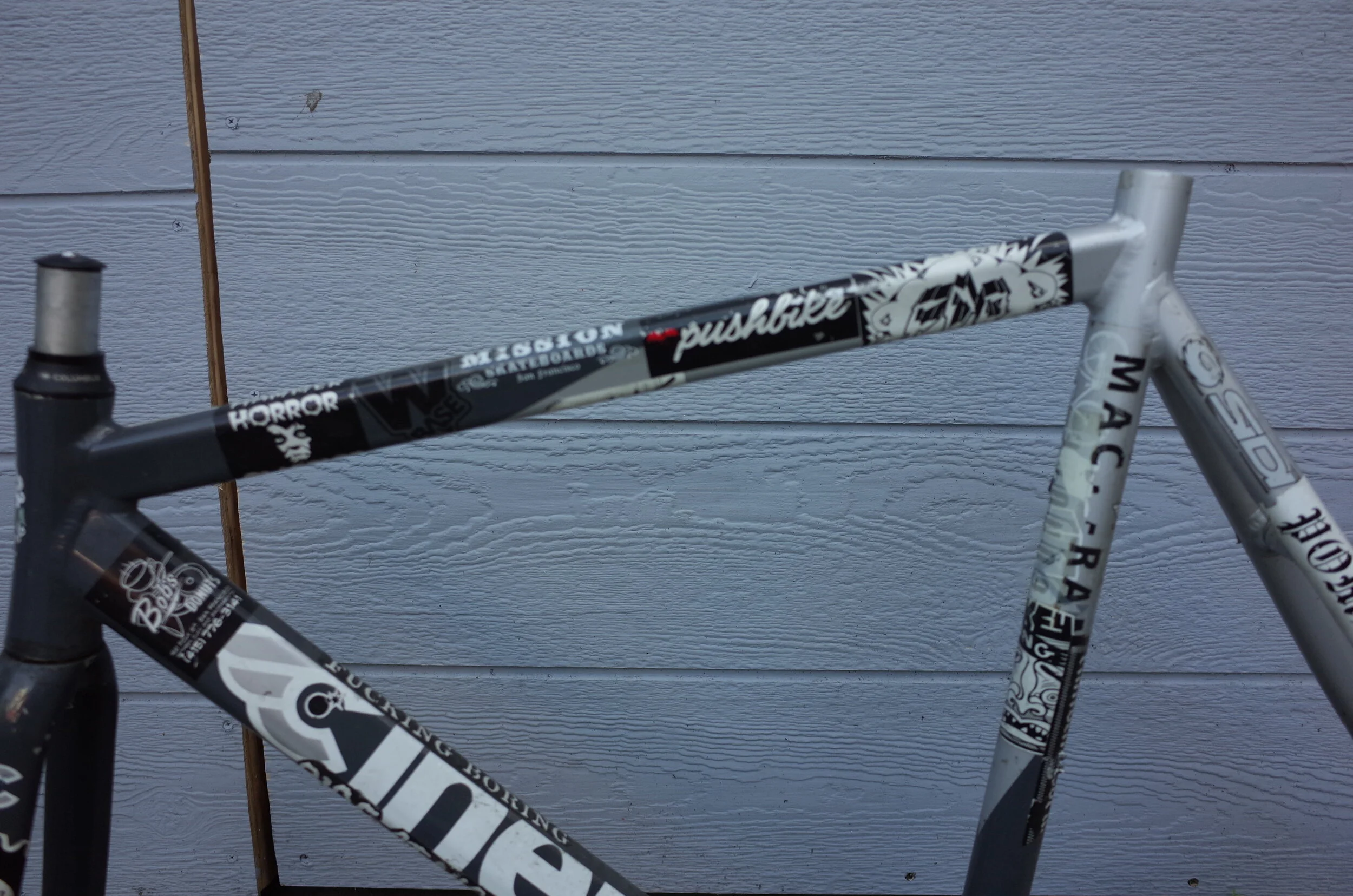  For a long time this bike sat unbuilt in my room, eventually I decided to “save” my cannondale track bike and work on this frame.  After a few weeks on the road I was hooked.  Cinelli hydro formed their tubes  and despite what I wanted to believe th