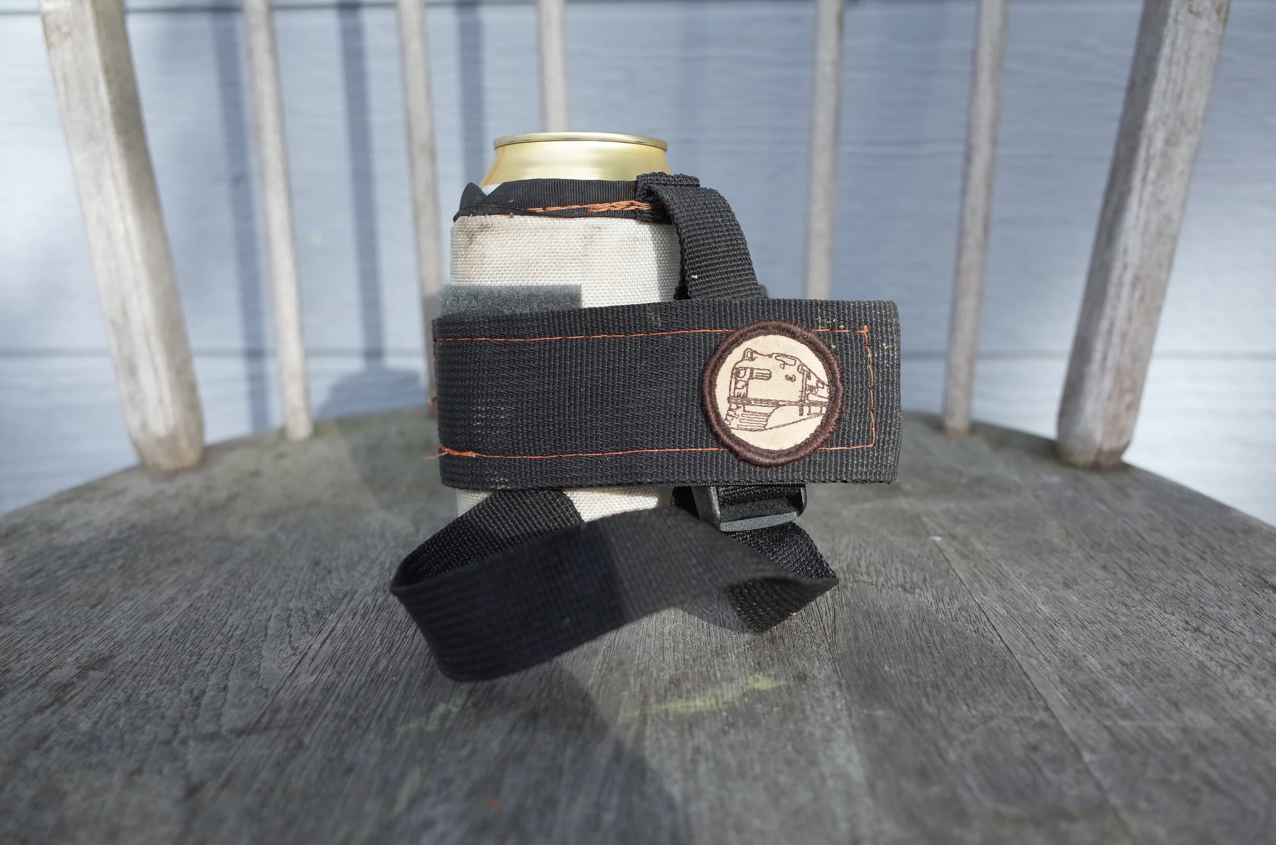  Road Sodas.. were an integral part of every messenger event and for some everyday messenger life.  Travis from Freight bags made these road soda holders to keep your hands free while you refreshed yourself.  Check that original Freight logo! 