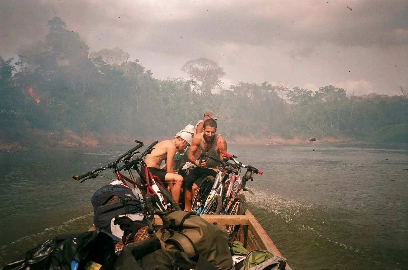  Much of our travel upriver was done in river boats, the fastest way to move through the jungle when riding was not possible. 