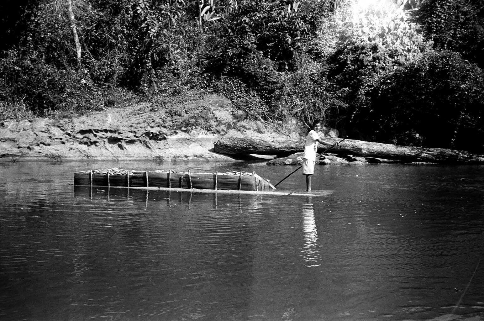  Plantains being transported down river to Yaviza to be sold. 