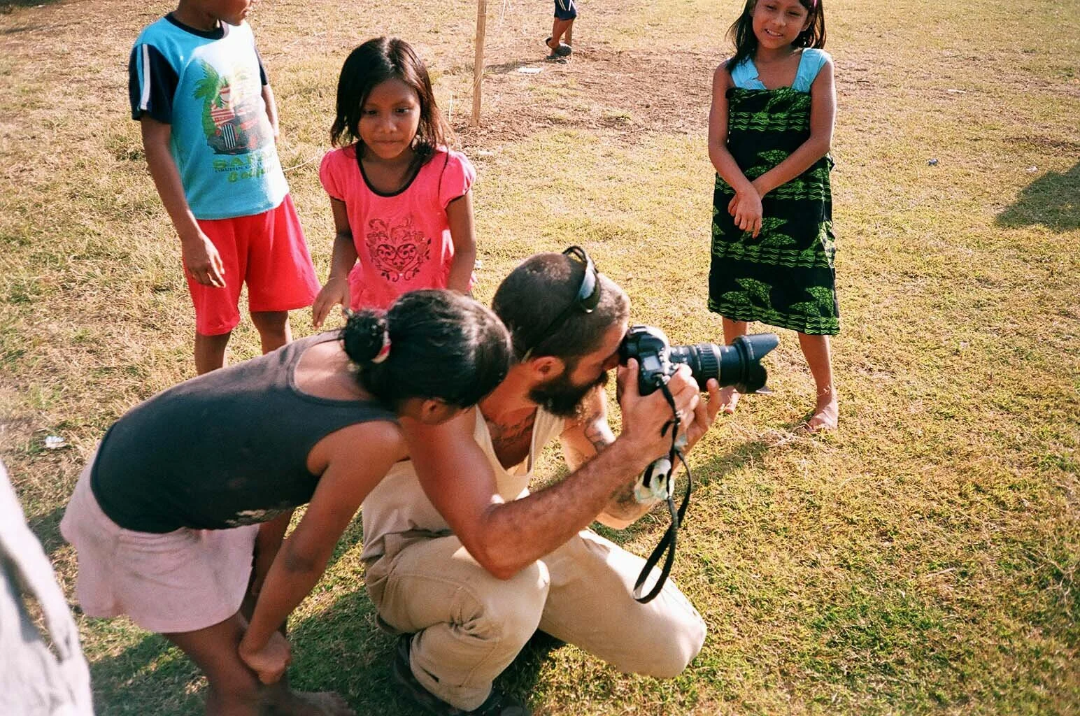  For the local kids our arrival and short stay was a huge event. 