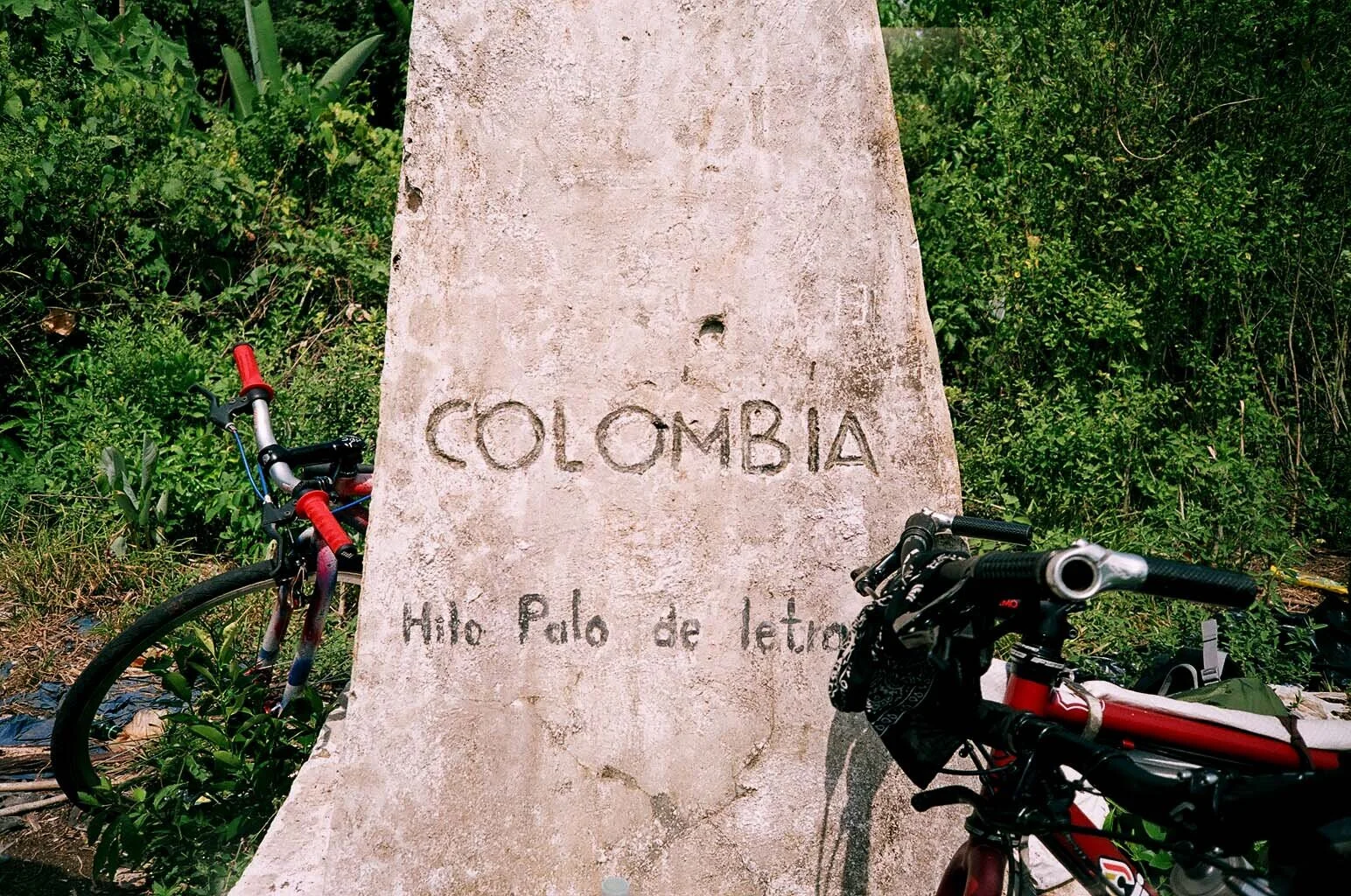  The border between Panama and Colombia, no checkpoints out here. 