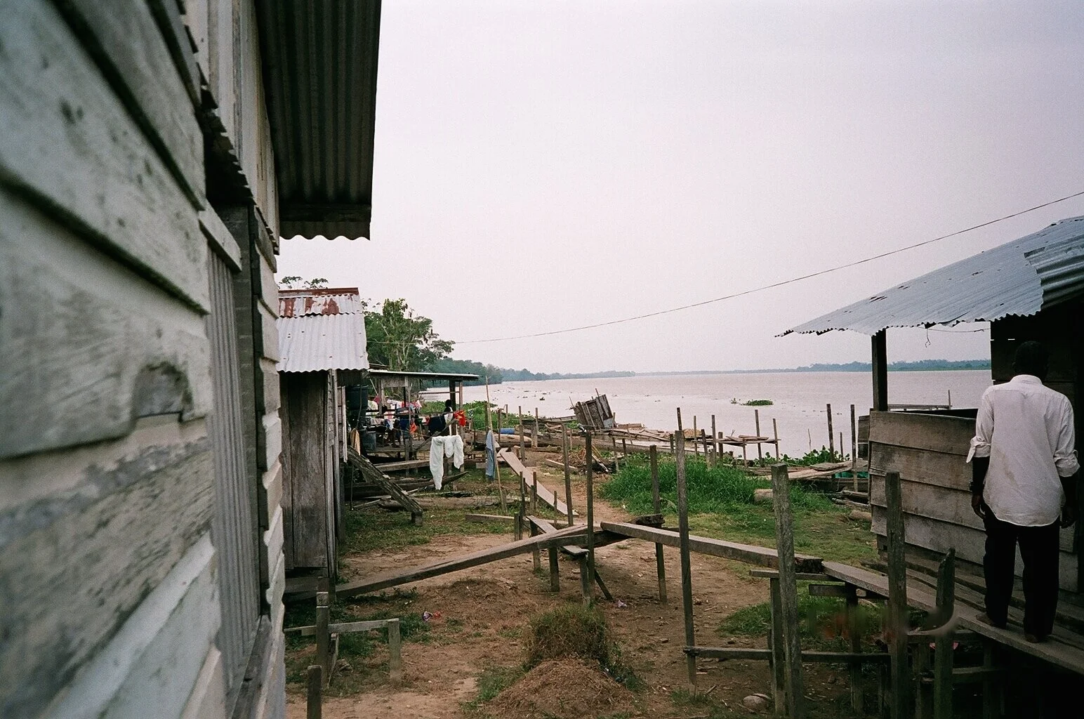  Because of it’s location at the intersection of multiple rivers flooding was a real issue and the whole town was built onto stilts. 