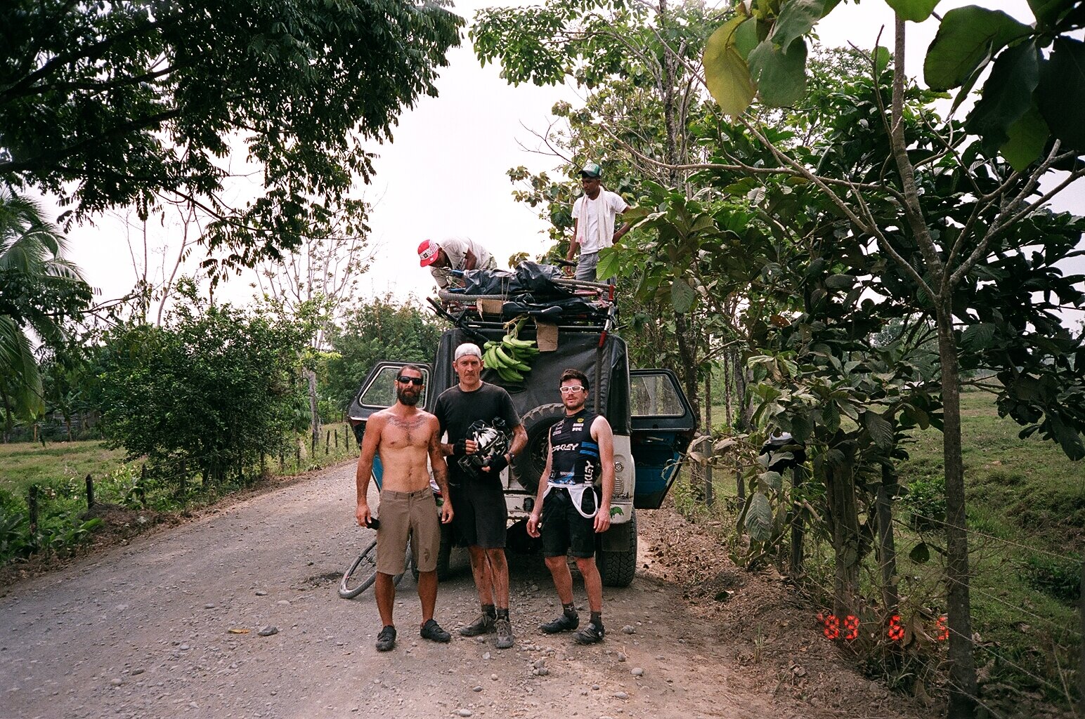 Our plan was to ride some and drive some, but rough roads and constant flats eventually put us into the 4x4 full time. 
