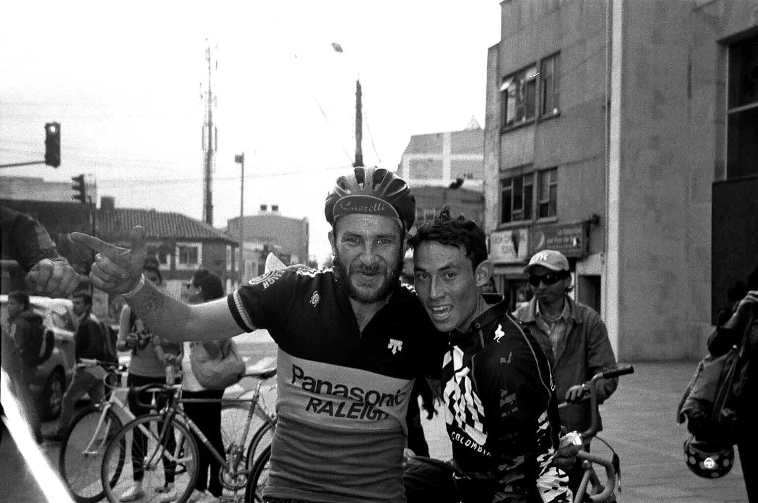  Winners fo the Bogocat!  Coming from trekking through the jungle racing around Bogota with 300 other racers was a wild exeprience! 