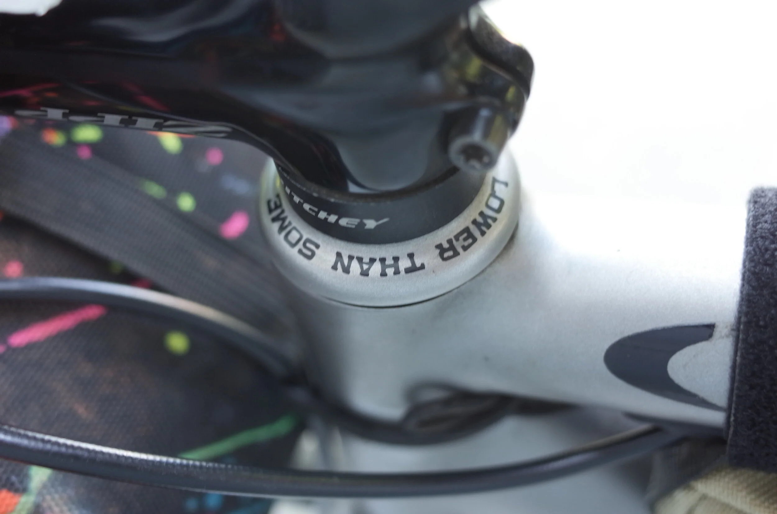  Lower than some...  Andrew's buttery smooth welds (welds!?!? what welds?  you see any WELDS?!!) combined with Luca's paint job constantly have people thing the bike is carbon..or even titanium. 