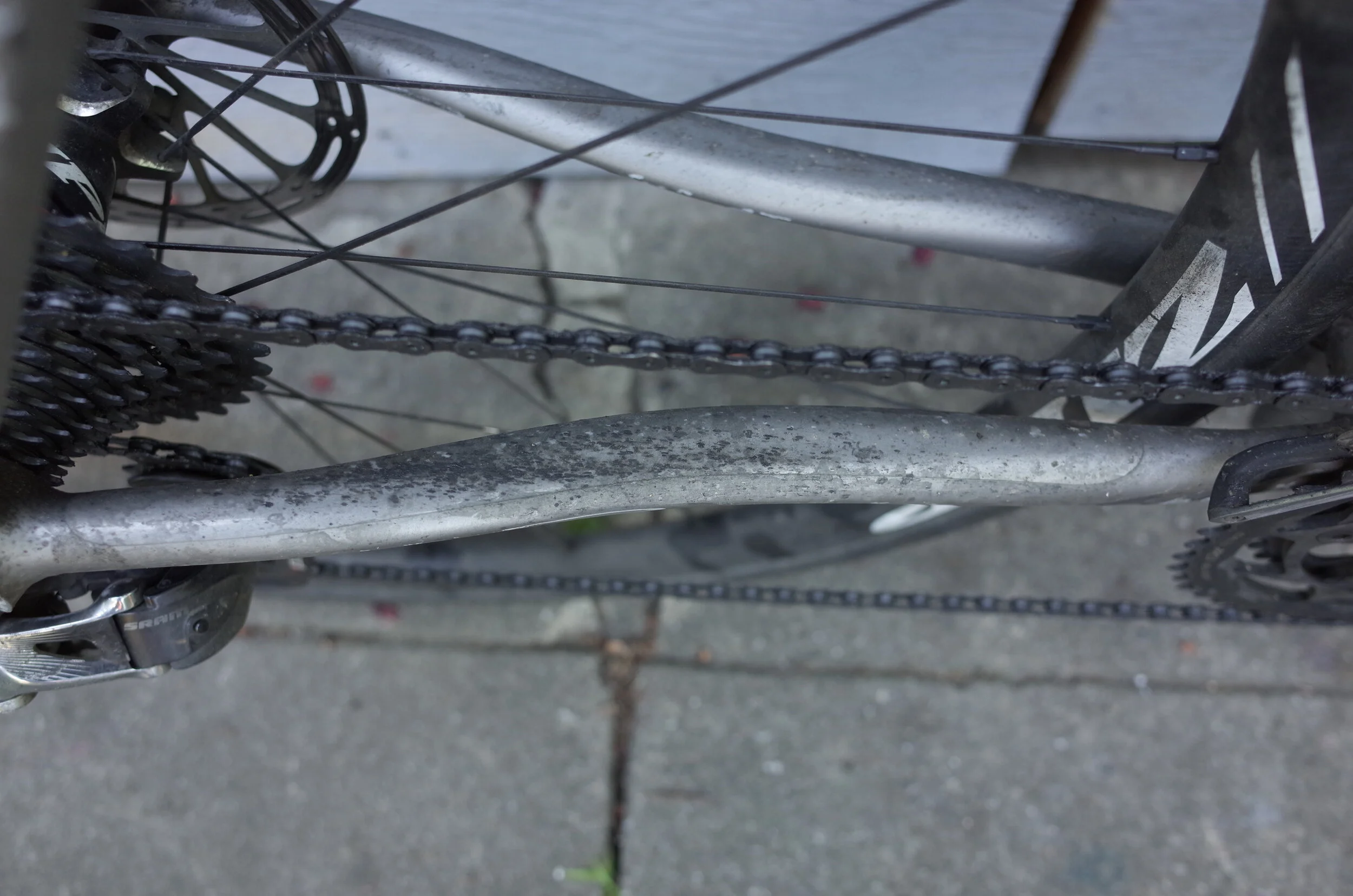  Always improving Andrew tweaked the tube once again on this frame to increase stiffness and responsiveness while maximizing tire clearance.  Only bummer is the FD limits the bike to 700x33 tires.. but them sweet sweet curvy tubes make for a ripper o