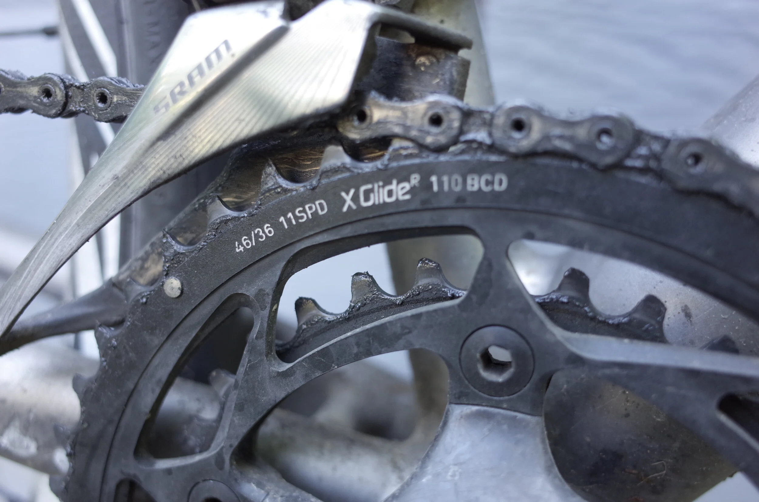  I went with a compact crankset on this build and have never gone back.  I find that since i’m not sprinting 6 deep for the finish line very often I had no need for a huge front ring and all the need for more climbing gears!  My first TCR I went with