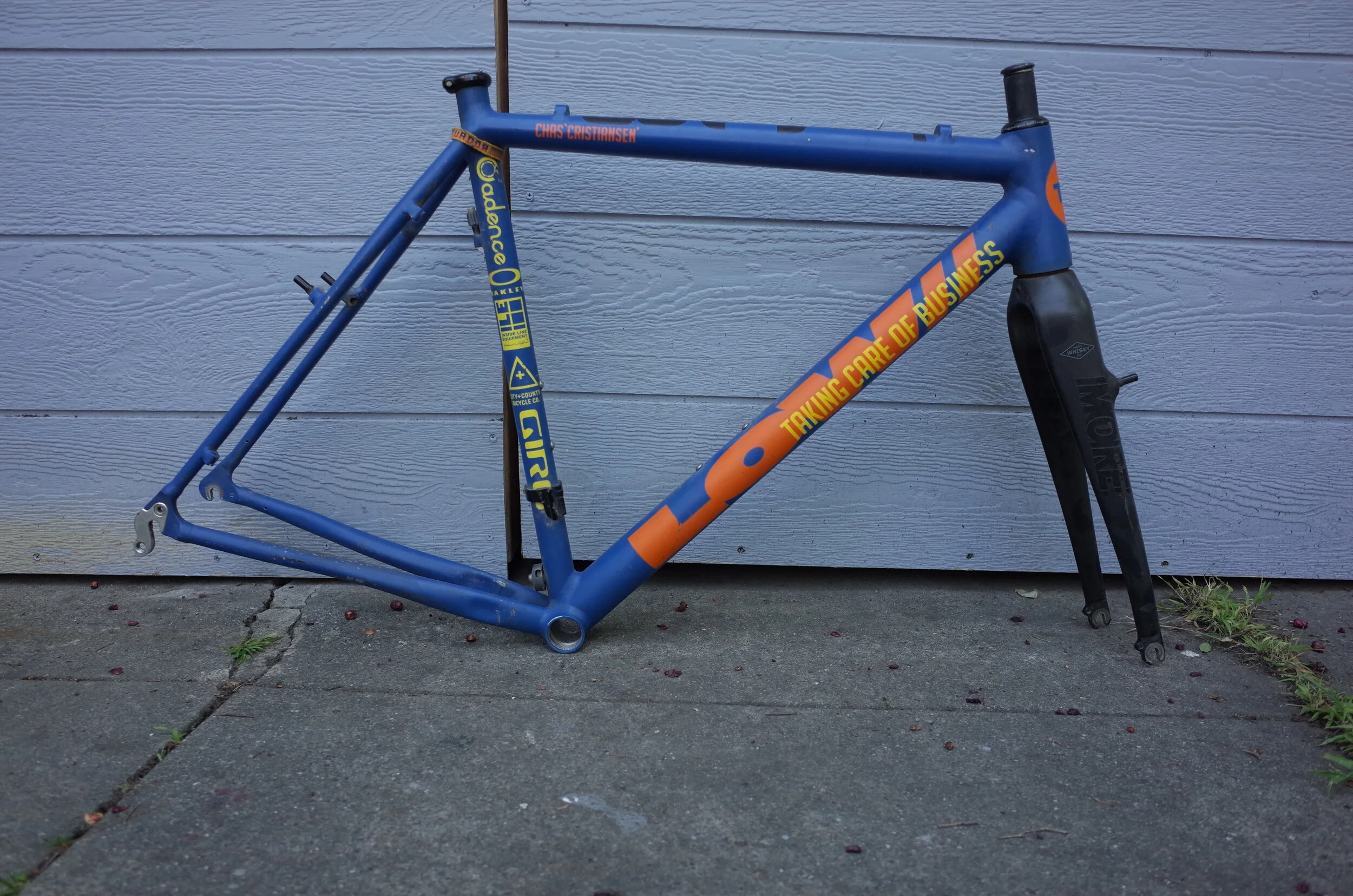  From all the TCBCX rider feedback and his own shredding, Andrew built his first small run of CX frames for the teams 2015 season.  John Reiss designed the livery, matching our race kits from Endo customs.  I believe the first run was 6 frames. 