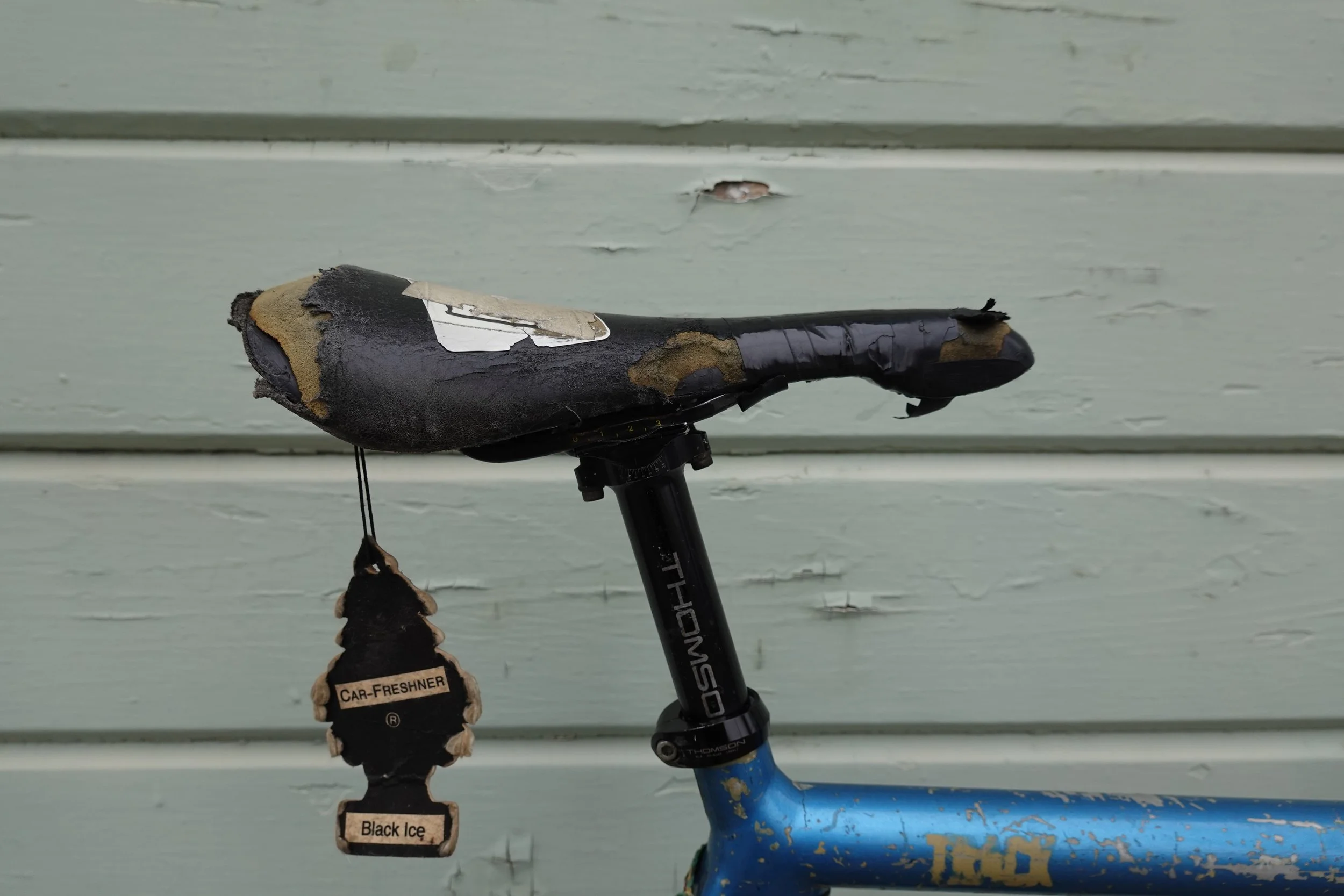 Speaking of things that are uncomfortable to spend hours on.. The Selle Italia Flite was my saddle of choice for years.  This good old ass hatchet got from from NYC to Boston, PDX to SF, and has weathered countless years of mail runs and super rushe