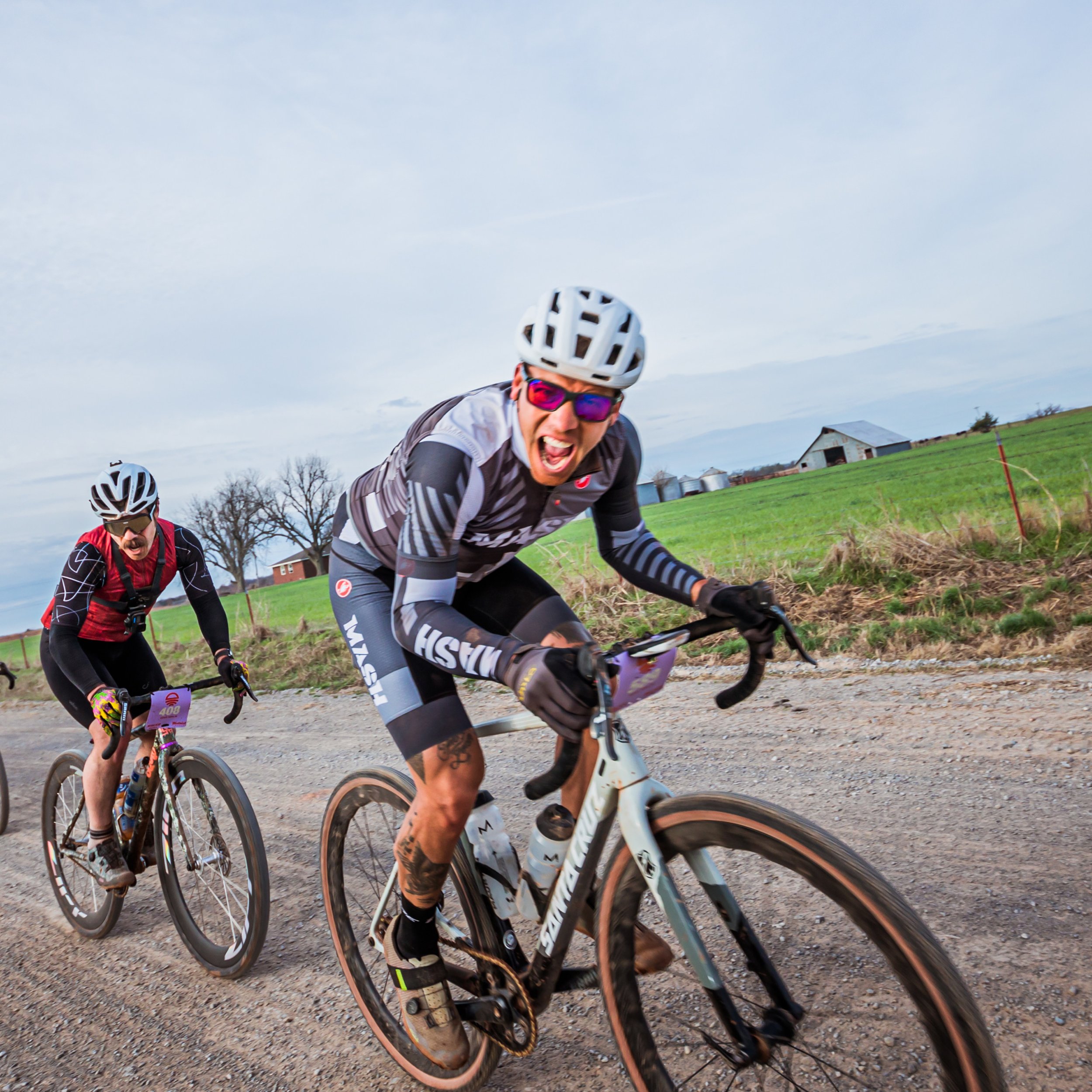  While this was a full TRACKCX build, made for short courses and hard skids…. Nico and I had been talking about doing Midsouth fixed for years… and 2024 was our time to shine!    106 miles for OK red dirt was the perfect opportunity to put on a sligh