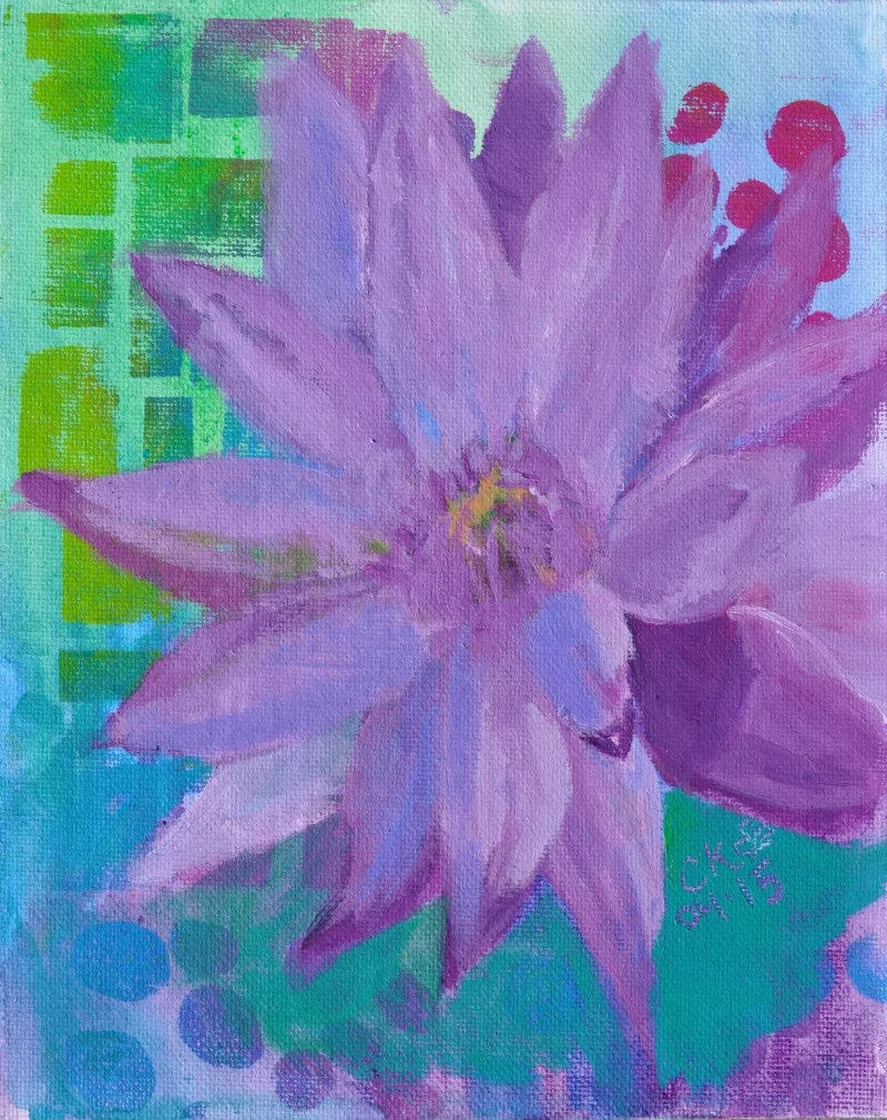Bright Purple Lily