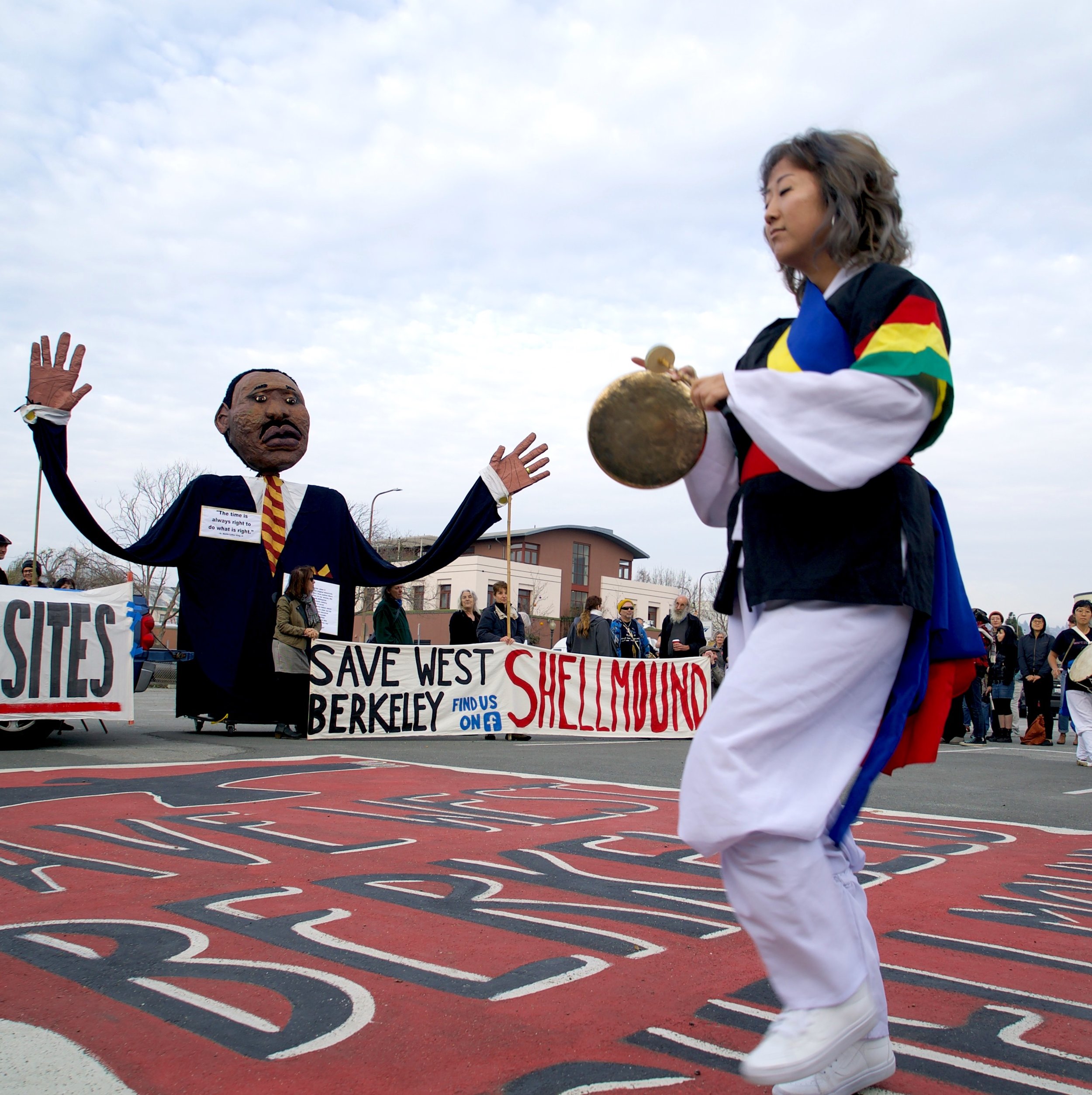 West Berkeley Shellmound Protest