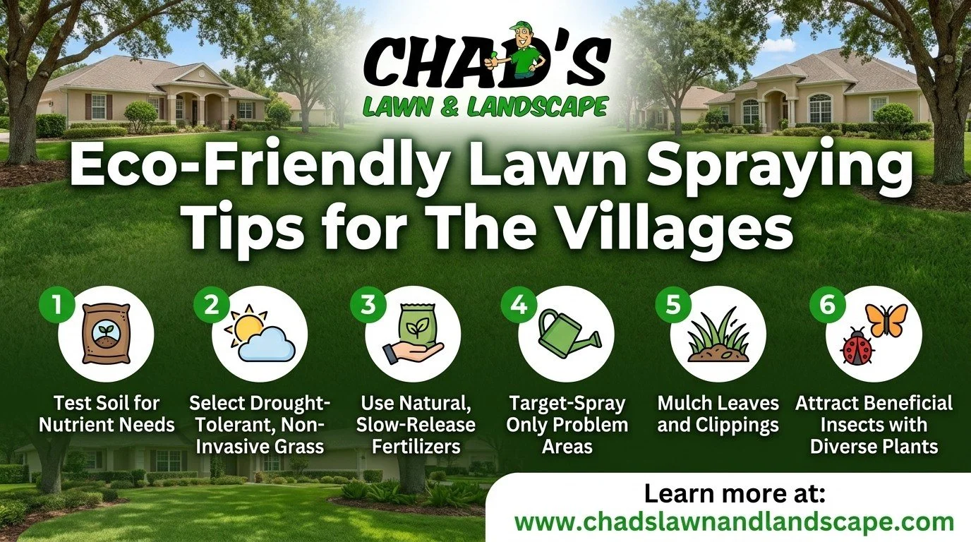 10 Eco-Friendly Lawn Spraying Tips for The Villages