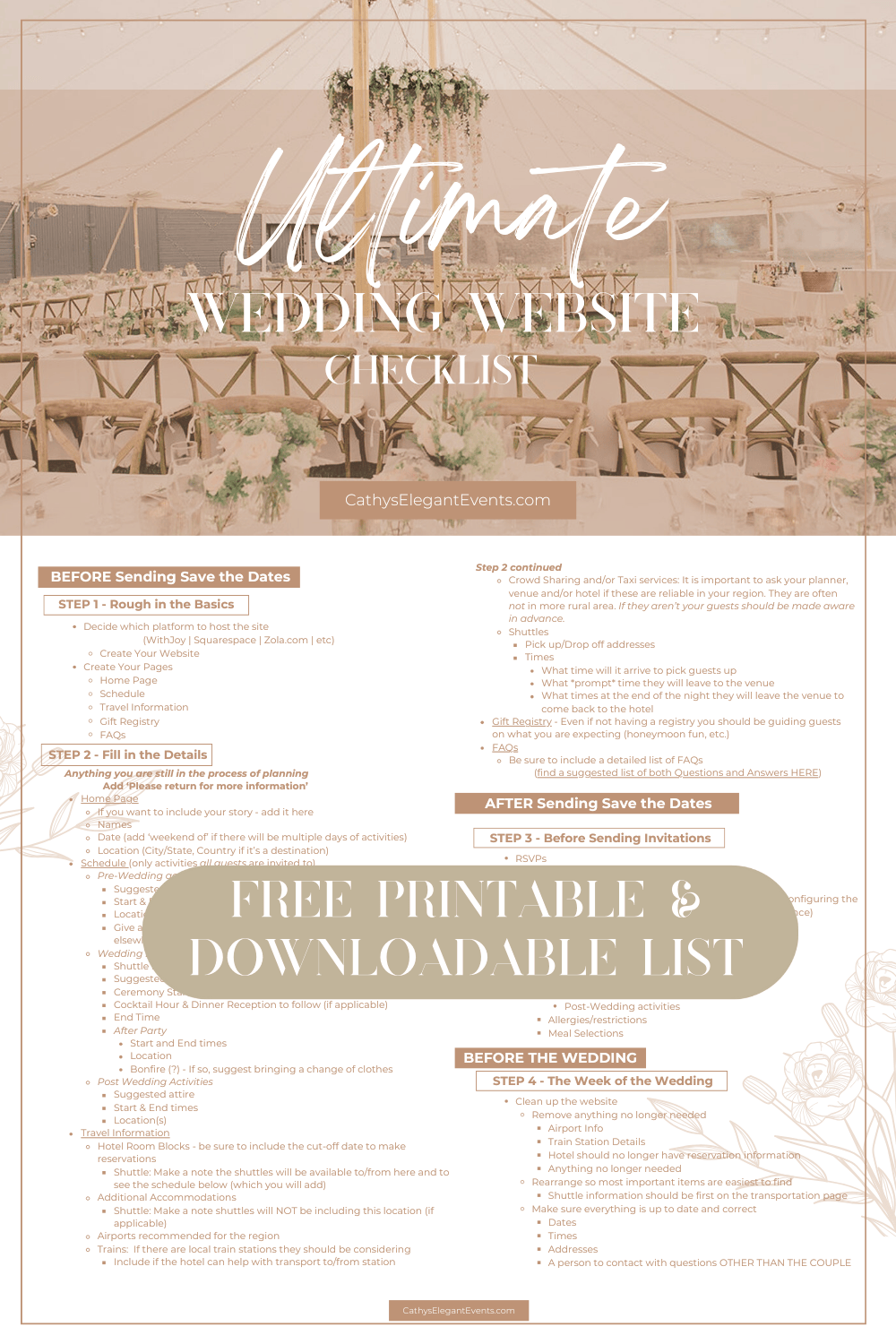 Wedding Website Essentials