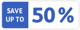 Save up to 50%