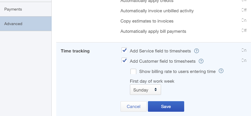 QuickBooks Online Plus Time Tracking Feature