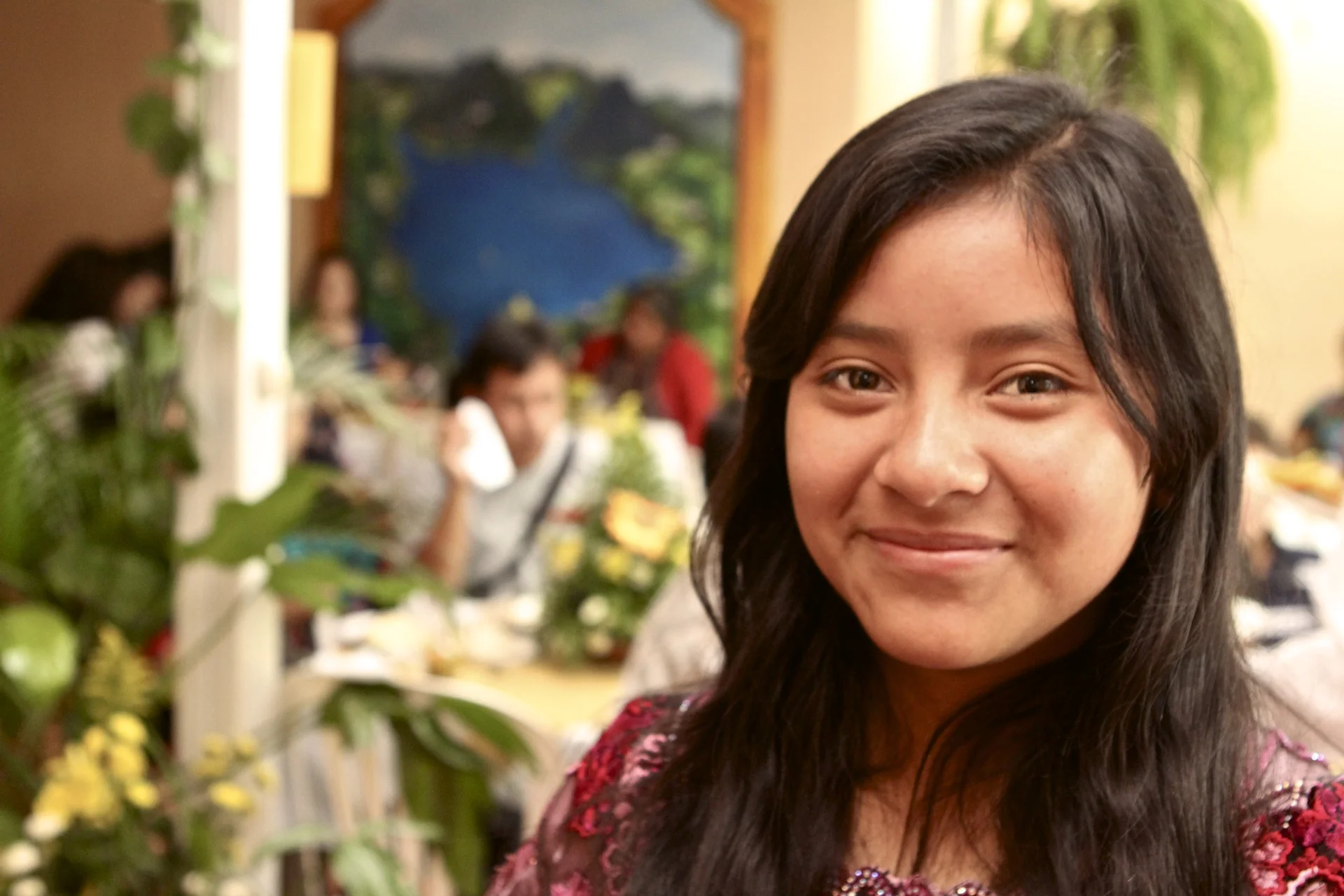 Lidia Lopic Chiyal, young leader, from the village of Buena Vista