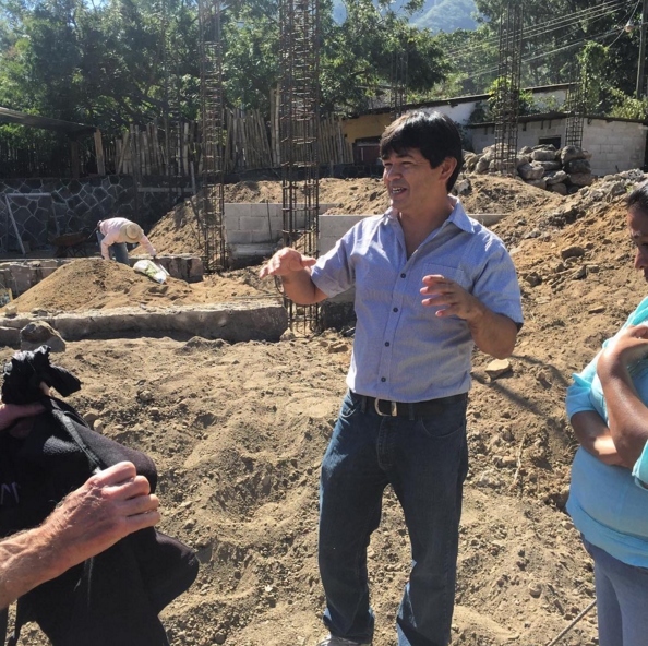 Dr. Francisco, on the foundations of his new clinic, where he dreams of being able to offer hospital-grade surgical care, helping the local people who don't have options. 