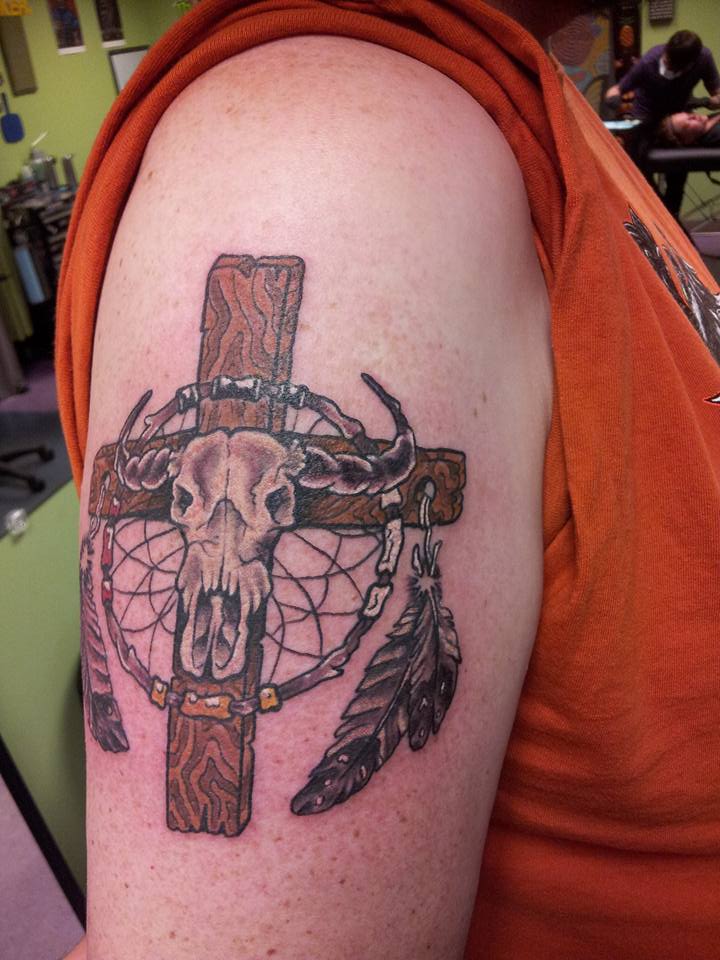 Tattoo uploaded by Reagan Romero  Three nail cross   Tattoodo
