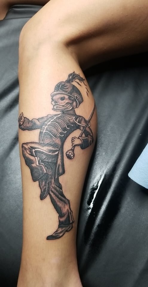 Woman gets spooky skeleton judgement tattoo but her pal spots one  HUMILIATING mistake  The US Sun