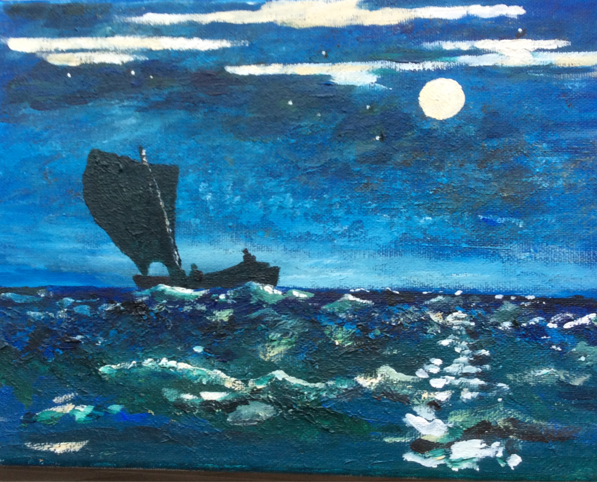 Midnight sail