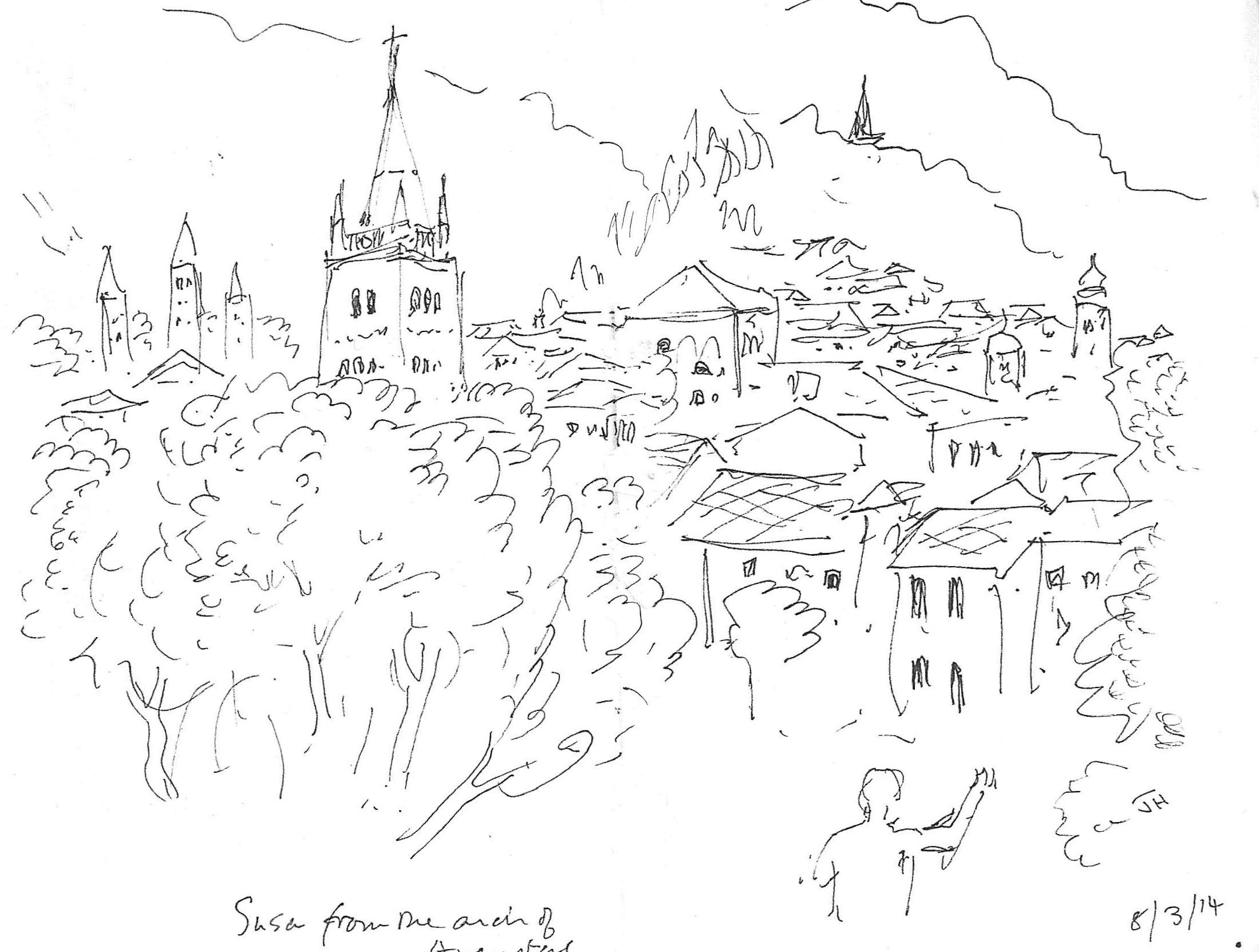 Susa, from the Arch of Augustus