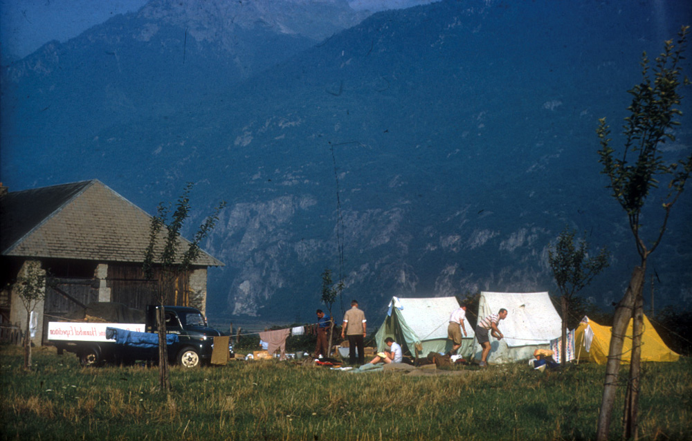 Typical camp scene.