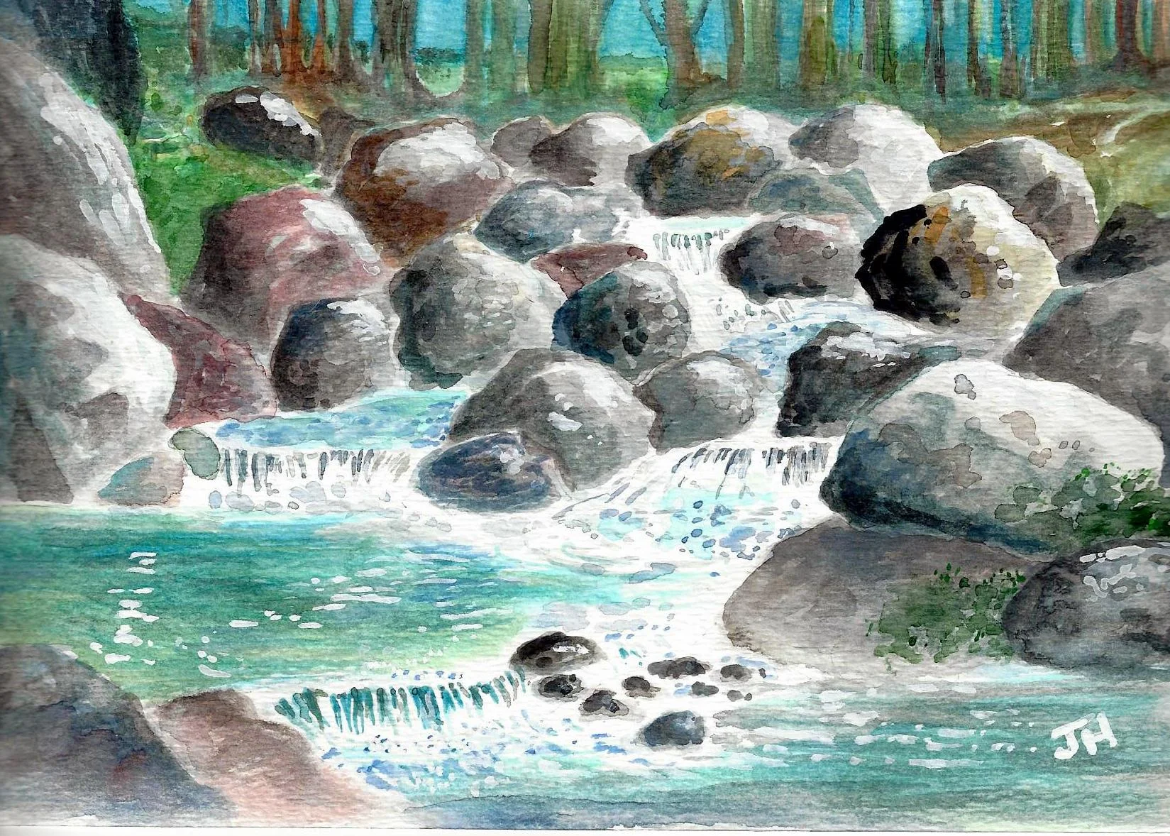 Rocky Stream, The Cascades