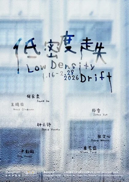Yunya Yin exhibit as part of the Exhibition Low-Density Drift at ShanghART SUHE, Shanghai. 01.16, 2026 - 02.28, 2026