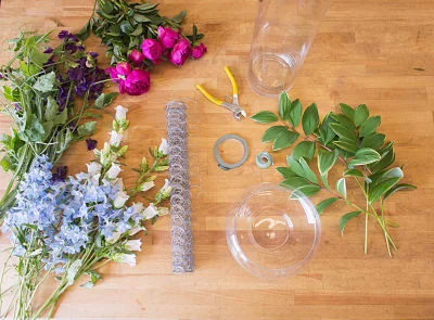 Flower arranging, simplified