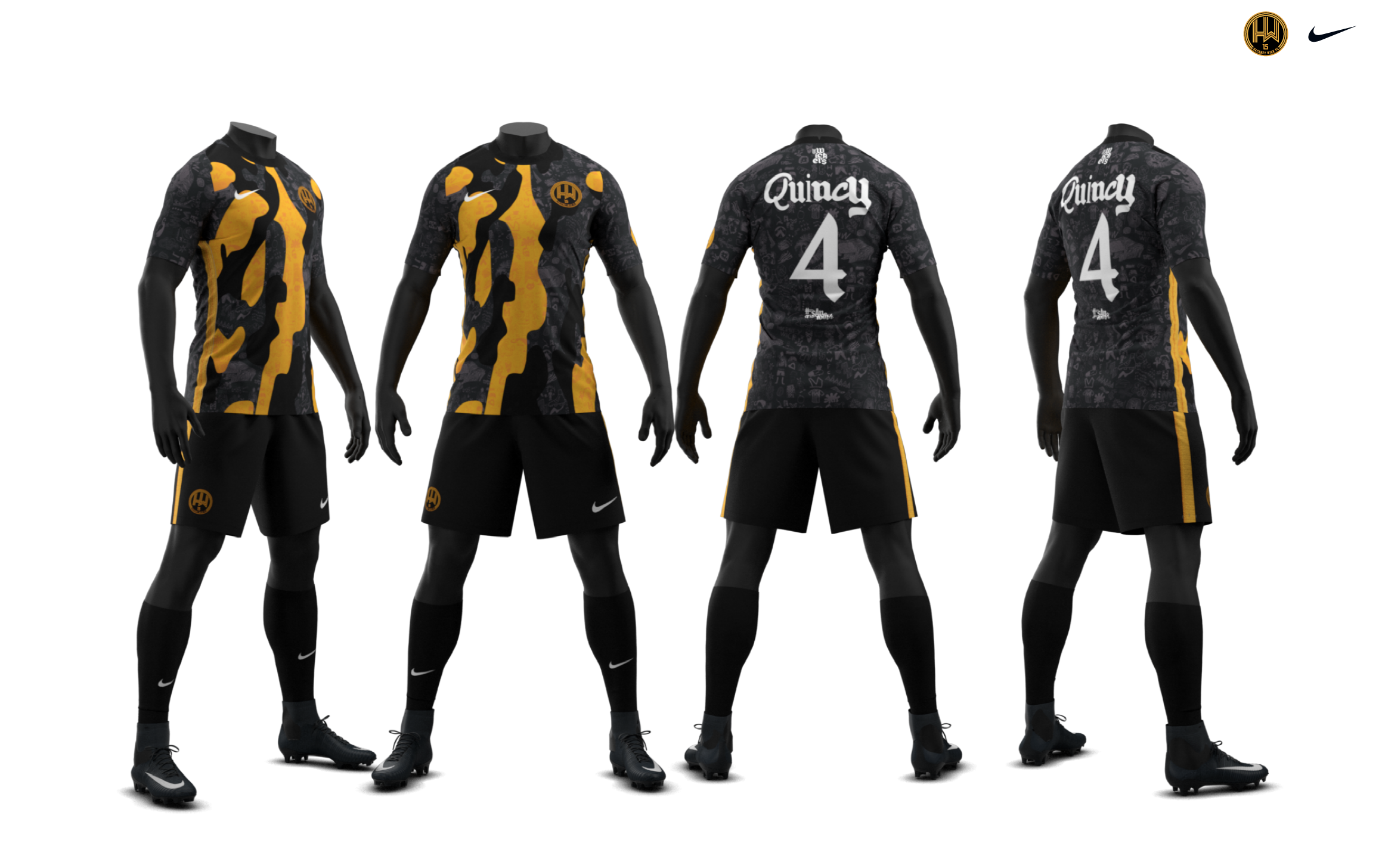 hackney wick fc nike kit