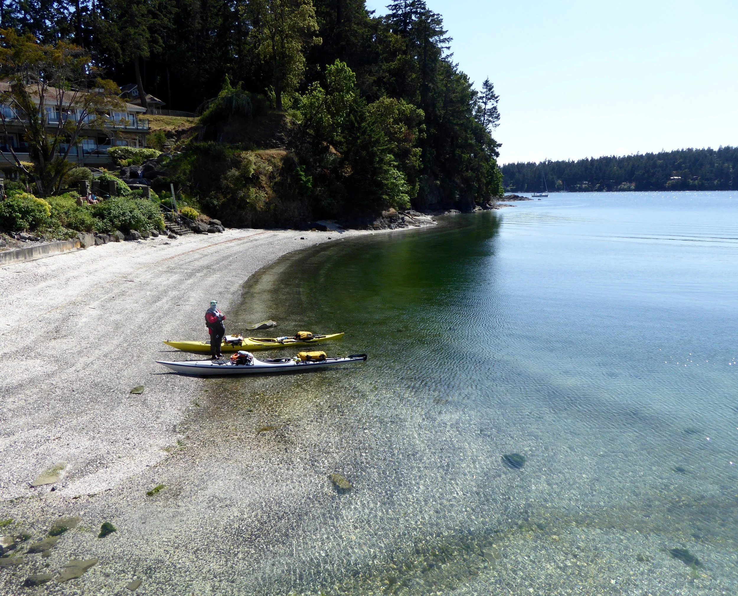Hard not to paddle when the seas are calm!