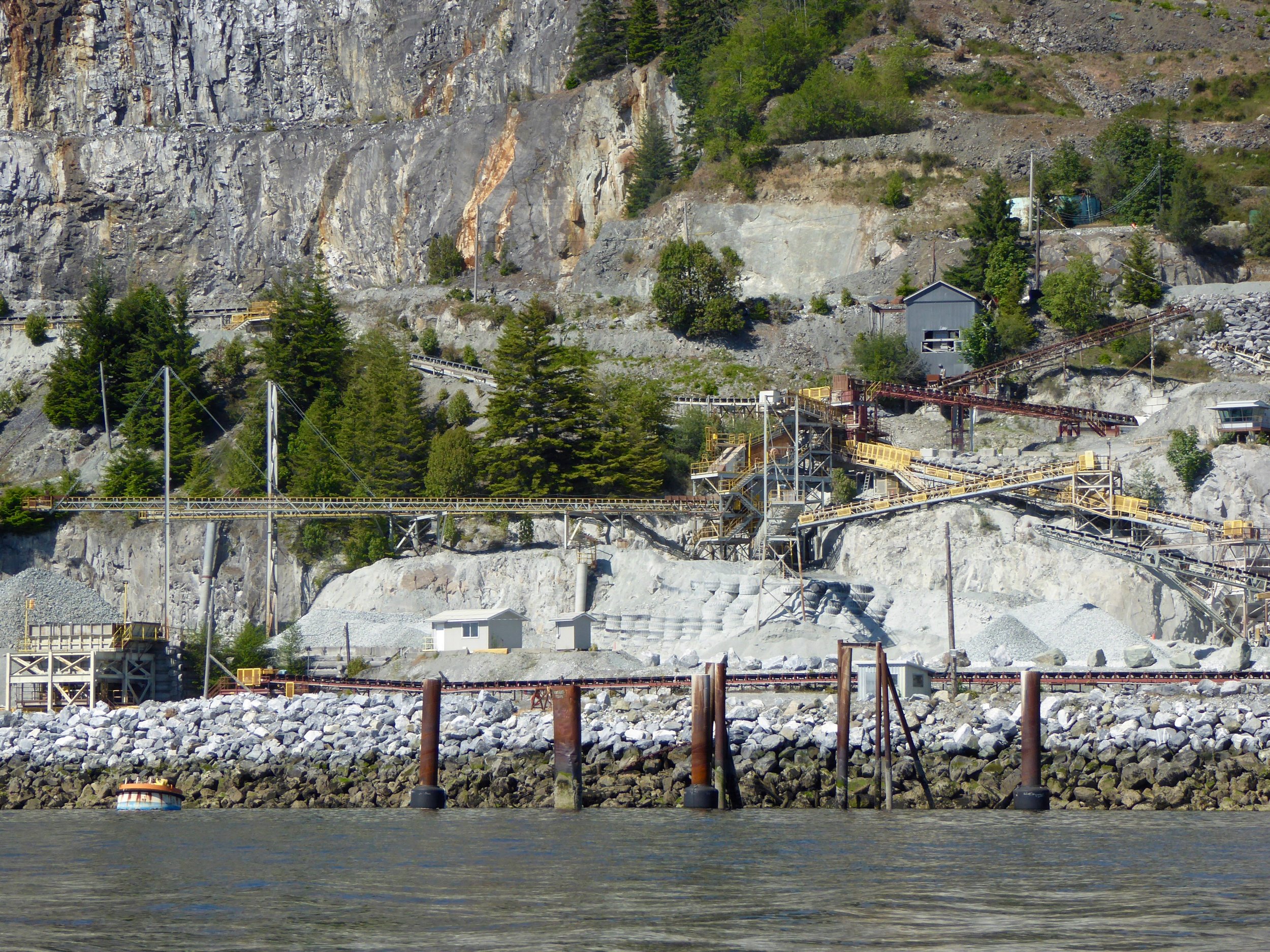 A lot of the people that live on this island are employed at this mine.